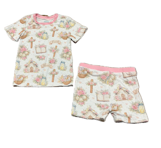Blessed Blossoms - Two piece Short Set
