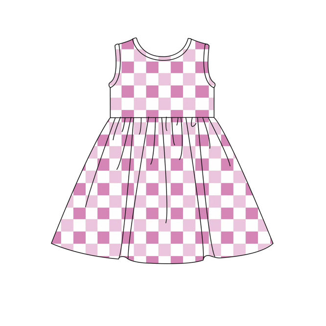 Pink Skies Tank Twirl Dress