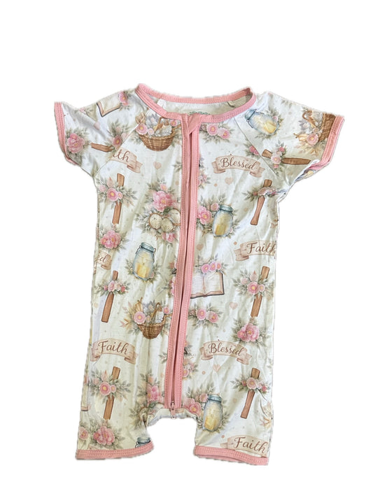 Blessed Blossoms - Shortie Romper