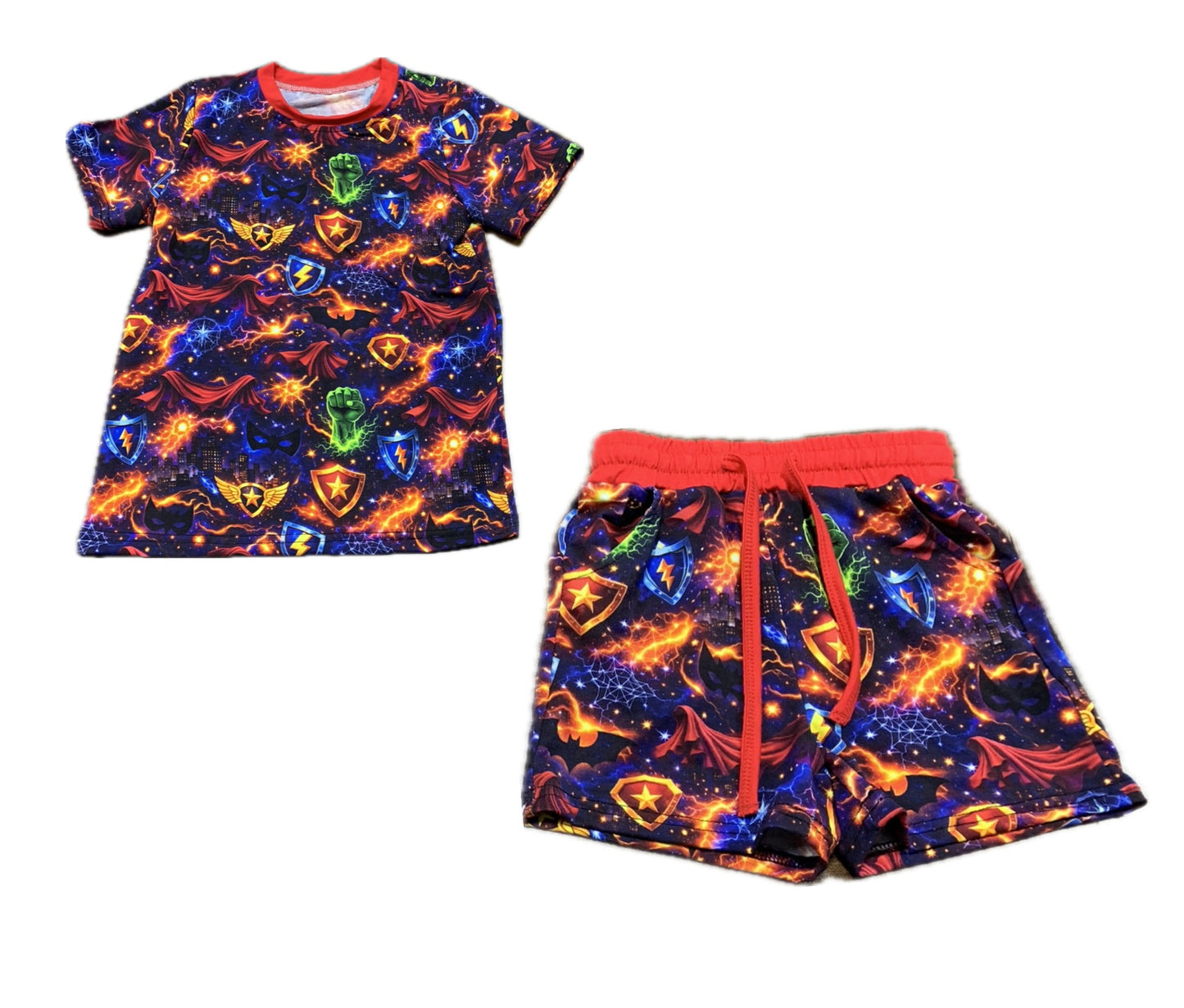 Electric Hero - Daywear Short set