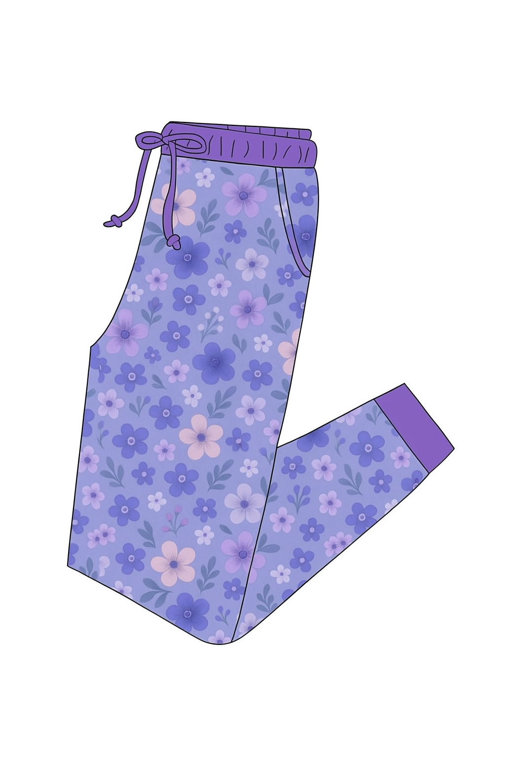 PRE-ORDER - Wisteria Wish - Adult Joggers