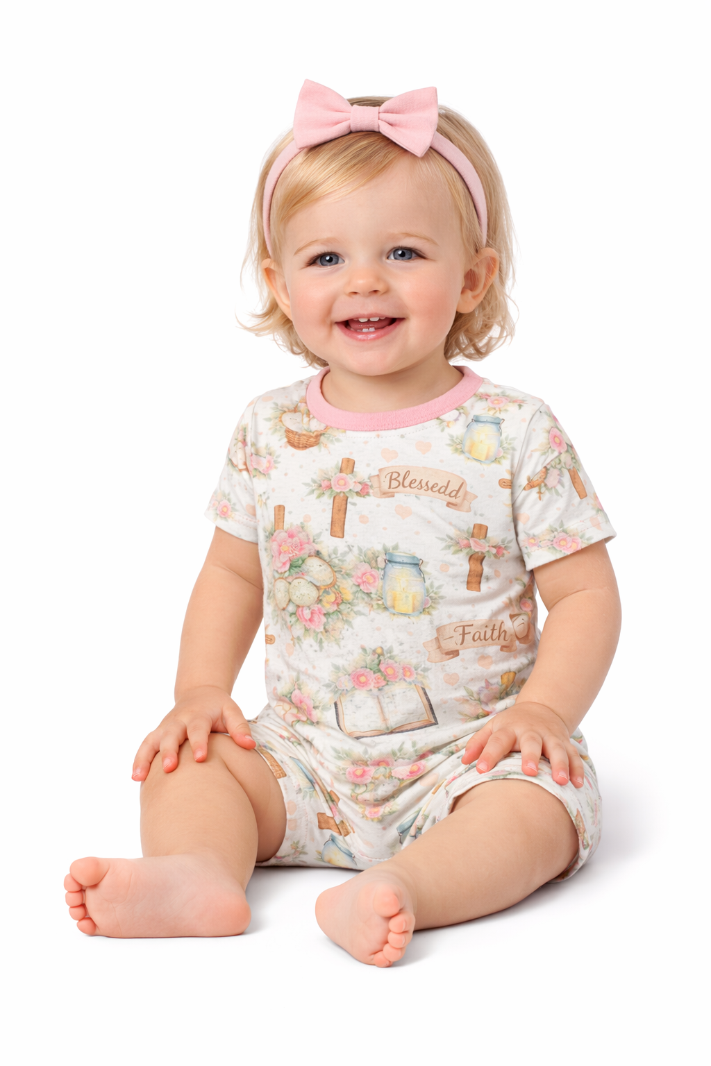 Blessed Blossoms - Two piece Short Set