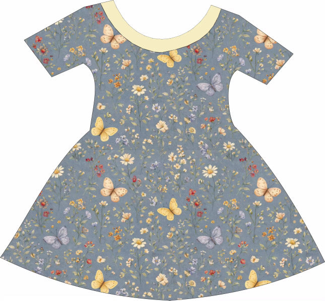 Butterfly Meadow Twirl Dress