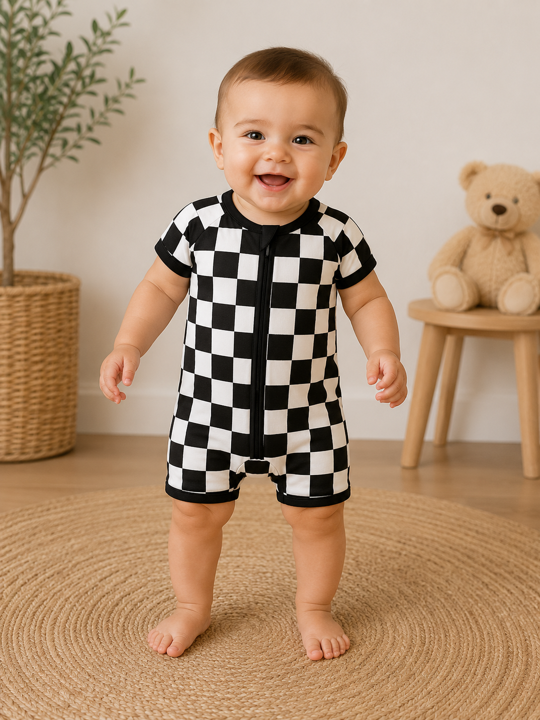 Checkered Champ - Shortie
