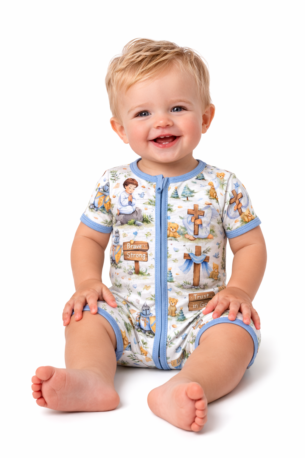 Brave & Blessed - Shortie Romper