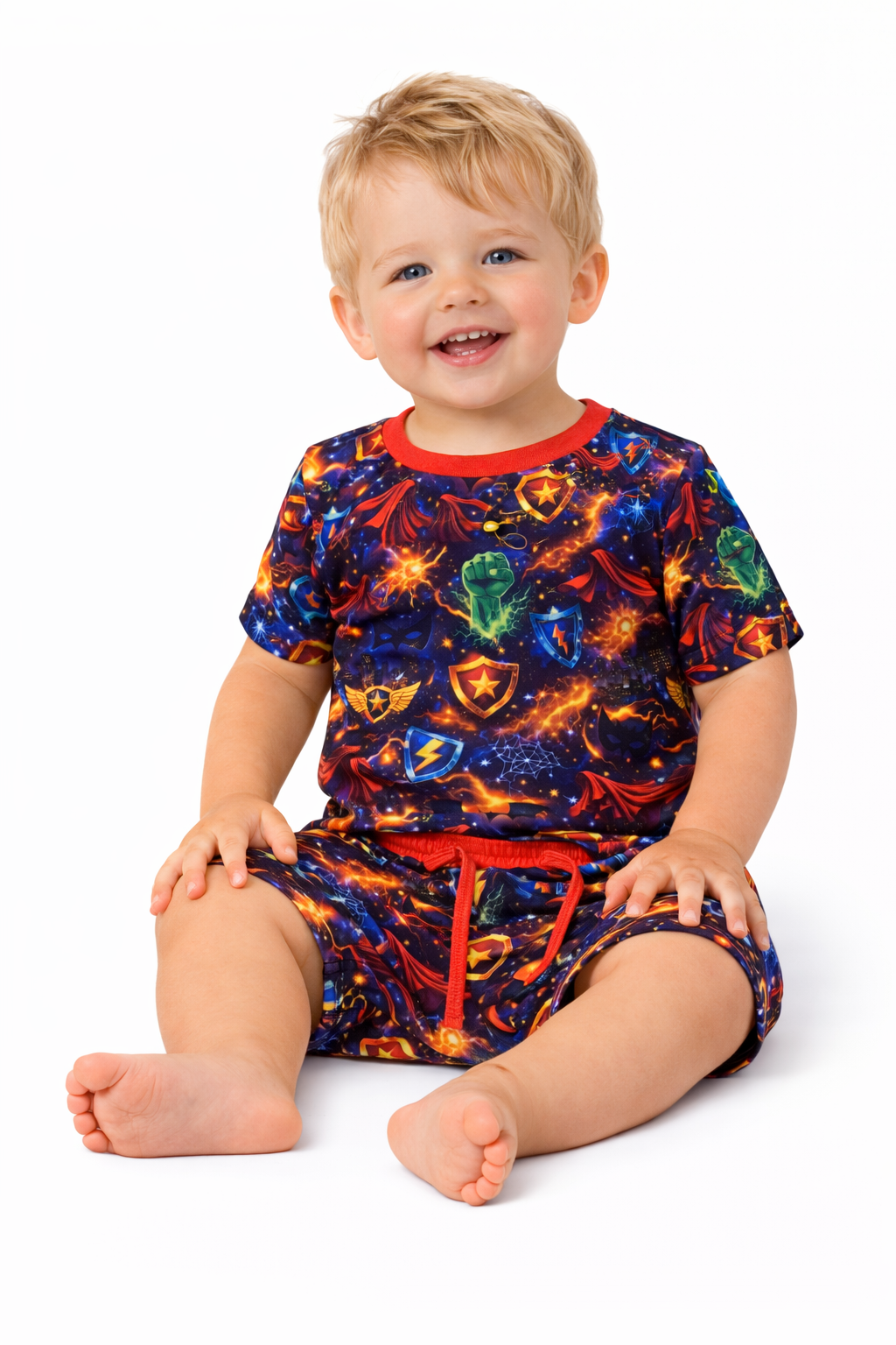 Electric Hero - Daywear Short set