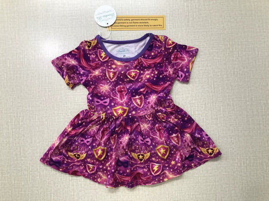 Electric Guardian - Bodysuit Twirl Dress