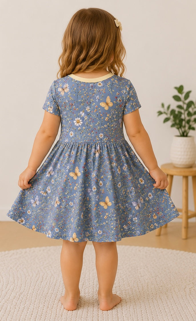 Butterfly Meadow Twirl Dress