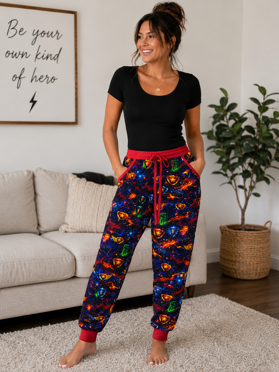Electric Hero - Adult Joggers
