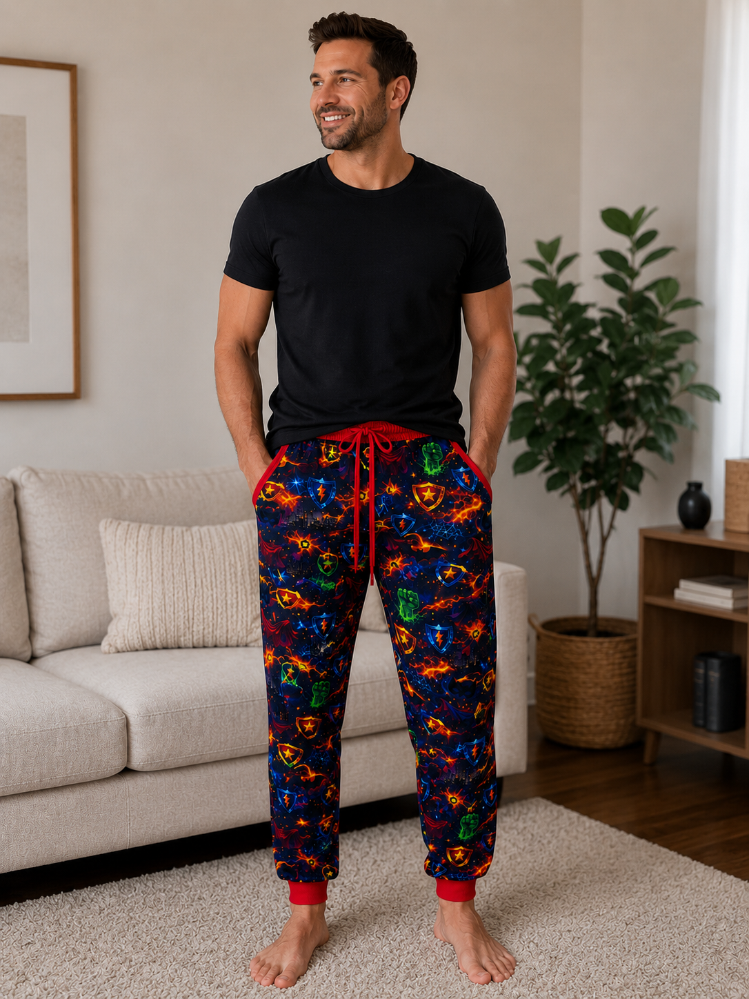 Electric Hero - Adult Joggers